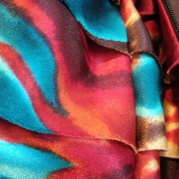 NWT NW Collections Layered Satin Dress - Picture 13 of 13